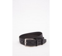 Черный мужской ремень, с классической пряжкой, 196R35U1W79