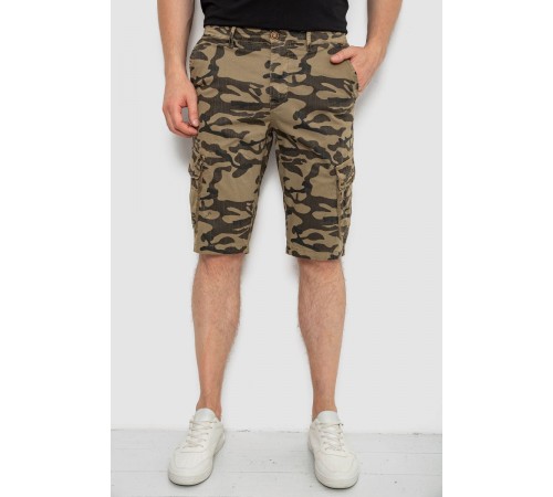Шорти чоловічі мілітарі, колір бежевий, 244R108-10