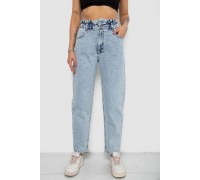 Джинсы женские Mom-fit, цвет голубой, 244R1601S20