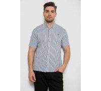 Рубашка мужская в полоску, цвет бело-черный, 214R835