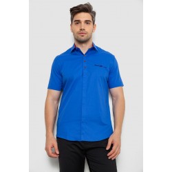 Рубашка мужская классическая, цвет электрик, 214R7114-1