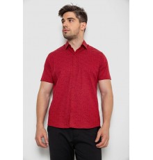 Сорочка чоловіча з принтом, колір червоний, 214R7339-1