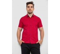 Сорочка чоловіча з принтом, колір червоний, 214R7143-1