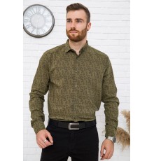 Сорочка чоловіча, хакі, натуральна бавовна, 511F015 колір Хакі