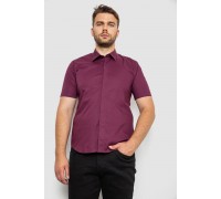 Рубашка мужская однотонная, цвет сливовый, 214R6917