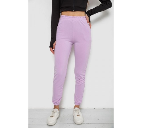 Спортивні штани жіночі, колір бузковий, 238R345