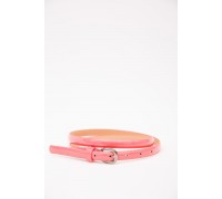 Ремінь жіночий лаковий, колір розово-серебристый, 196RL1510W79