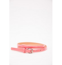 Ремінь жіночий лаковий, колір розово-серебристый, 196RL1510W79