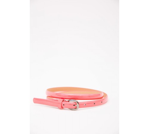 Ремінь жіночий лаковий, колір розово-серебристый, 196RL1510W79