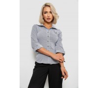 Рубашка классическая в полоску, цвет серый, 230R645-1