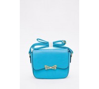 Клатч из кожзама, бирюзового цвета, 167RF-78