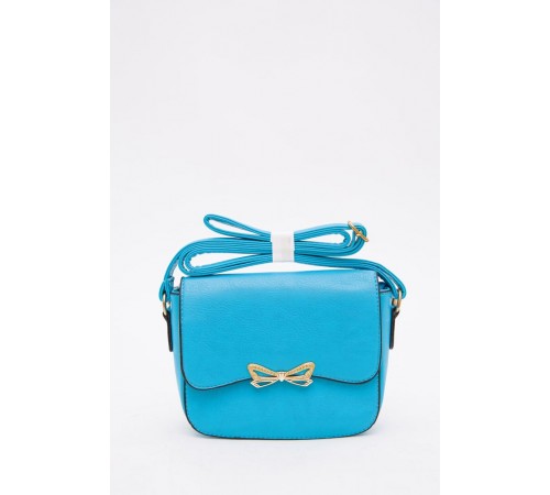 Клатч із шкірзаму, бірюзового кольору, 167RF-78