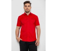 Рубашка мужская, цвет красный, 214R7113