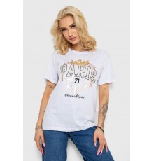 Футболка женская, цвет белый, 244R4585