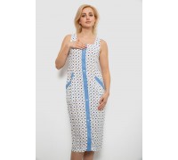 Сарафан женский в горошек, цвет белый, 230R029-1