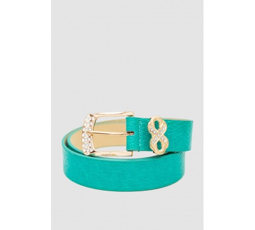 Ремінь жіночий, колір бірюзовий, 196R3010W16