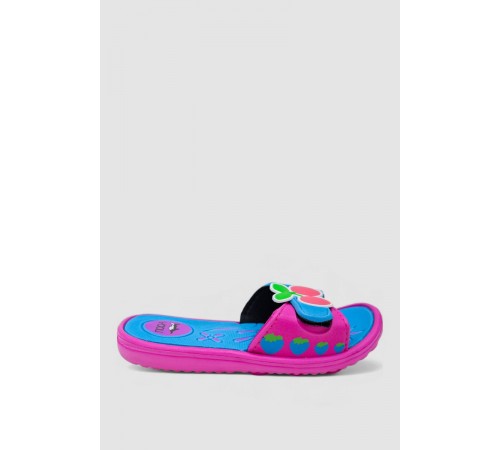 Шлепанцы детские для девочек, цвет розово-голубой, 243R6009b-17A