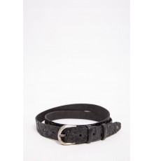 Жіночий ремінь, з класичною пряжкою, чорного кольору, 196R25YOW29