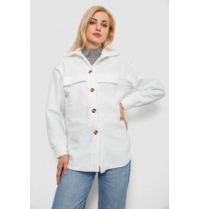 Рубашка -бомбер женская, цвет белый, 257R153