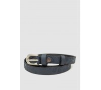 Ремень женский тонкий, цвет темно-синий, 196R15Y0W16