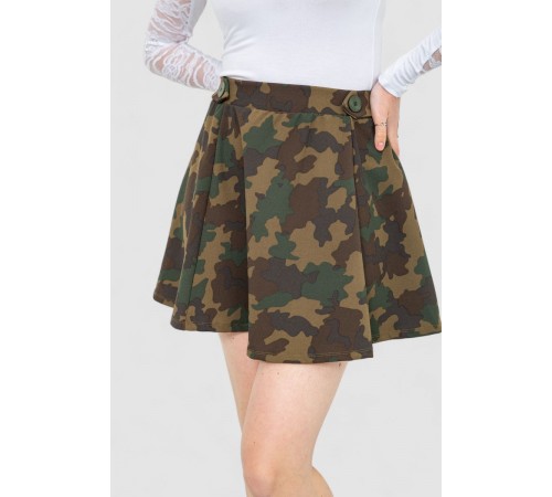 Юбка, цвет хаки, 244R268-1