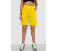 Шорты женские, цвет желтый, 238RJH019-1