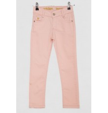 Джинси для дівчаток, колір персиковий, 247R10018