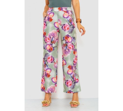 Брюки женские, цвет оливковый, 172R073