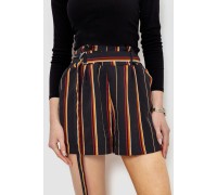 Шорти жіночі в смужку, колір чорний, 244R078