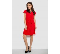 Сукня софт однотонна, колір червоний, 230R028