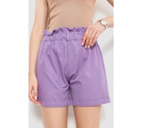 Шорты женские классические с манжетом, цвет светло-фиолетовый, 214R833