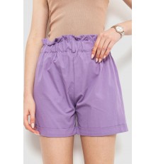 Шорти жіночі класичні з манжетом, колір світло-фіолетовий, 214R833