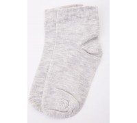 Дитячі однотонні шкарпетки, світло-сірого кольору, 167R605-1