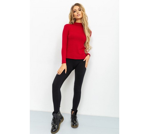 Гольф трикотажний жіночий, колір бордовий, 131R152034