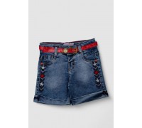 Шорти джинсовые детские, цвет синий, 247R1208