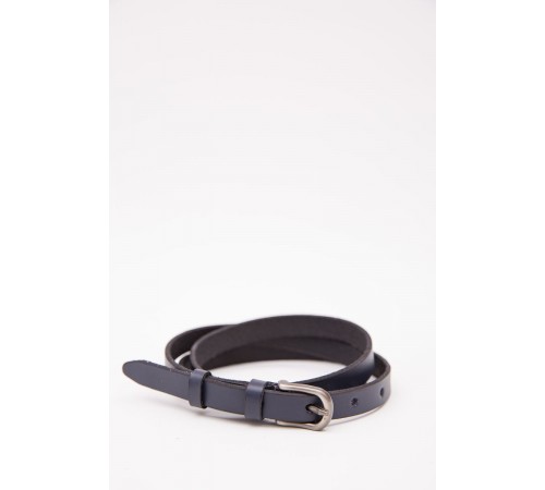 Жіночий ремінь зі штучної шкіри, синього кольору, 196R15Y0W11-1