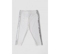 Велотреки для дівчаток, колір молочний, 247R514