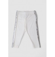 Велотреки для дівчаток, колір молочний, 247R514