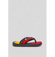 Вьетнамки детские, цвет черно-красный, 243R9037B-18