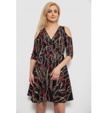 Сукня жіноча з принтом, колір чорний, 230R182