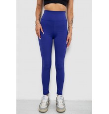 Лосины однотонные в рубчик, цвет фиолетовый, 238R606