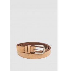 Ремінь жіночий, колір бежевий, 196R20YOW1-2