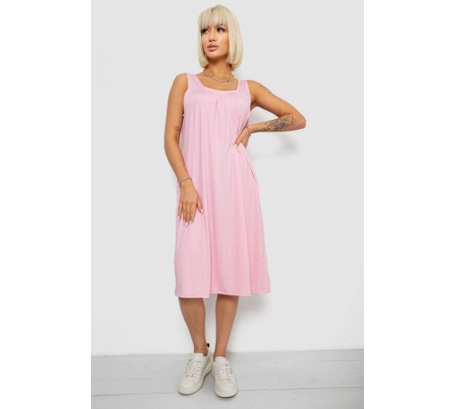 Сарафан жіночий в горох, колір рожевий, 257R733-1