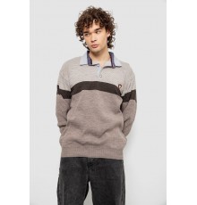 Светр-обманка чоловічий, колір мокко, 161R913