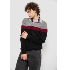 Светр-обманка чоловічий, колір чорний, 161R913