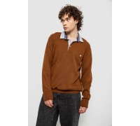 Светр-обманка чоловічий, колір коричневий, 161R924