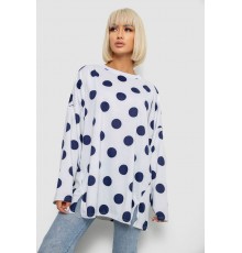 Світшот жіночий в горох, колір молочний, 257R332-1