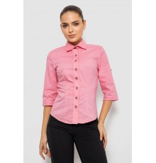 Сорочка жіноча однотонна, колір рожевий, 230R068-4