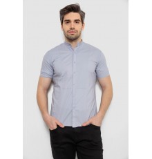 Сорочка чоловіча однотонна, колір сірий, 186R2043