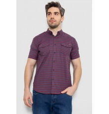 Сорочка чоловіча в клітинку, колір джинс, 186R6918-10